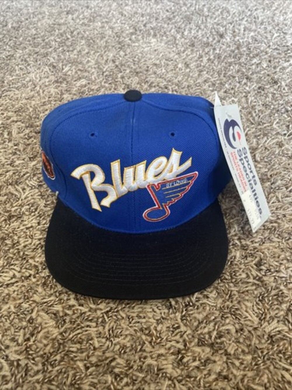 Vintage Sports Specialties NHL St Louis Blues Fitted Hat NWT New Size 6 3/4